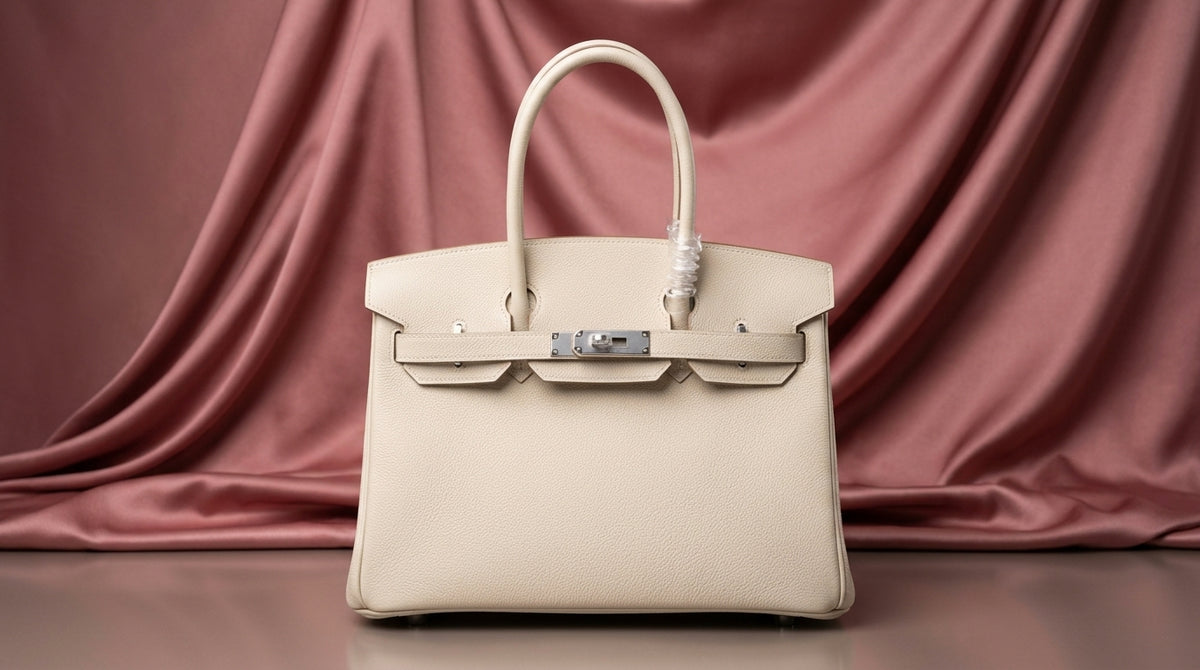 Hermès Birkin 25 Craie Togo Leather with Palladium Hardware