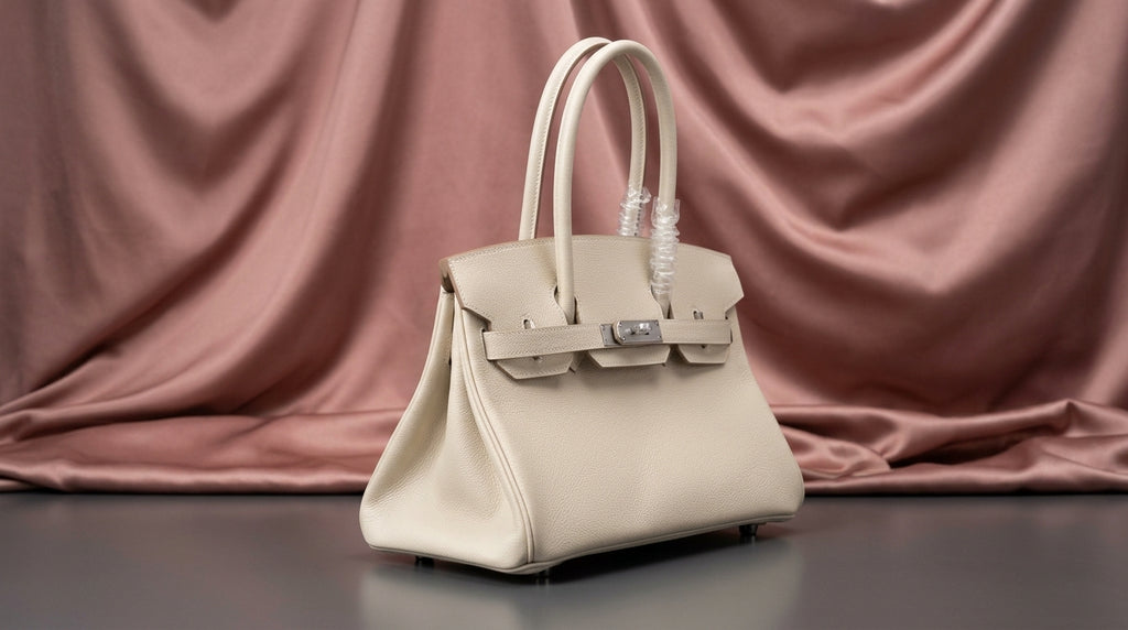 Hermès Birkin 25 Craie Togo Leather with Palladium Hardware