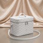 Goyard Chevron Vanity Case — Structured Crossbody