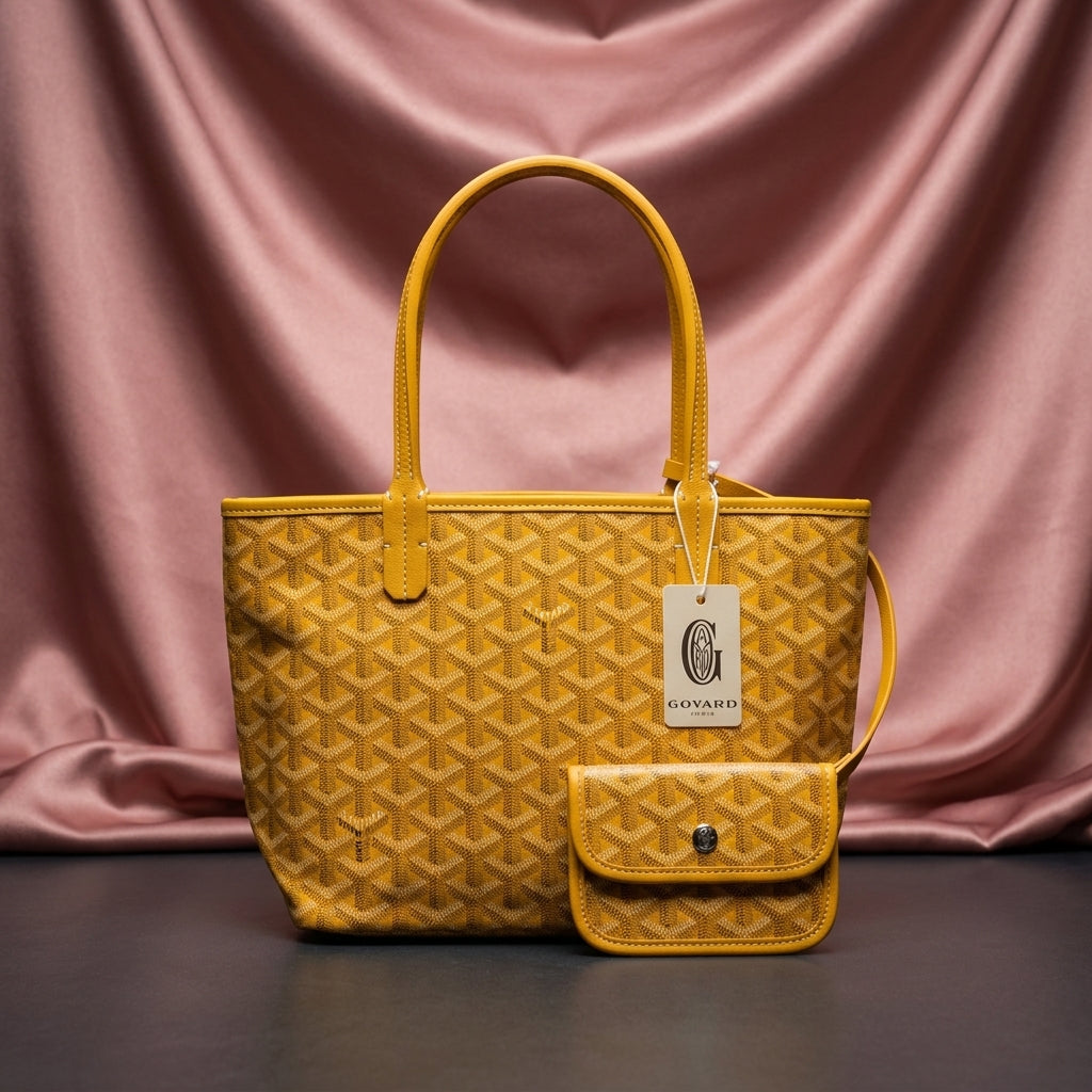 GOYARD Heritage Chevron Classic Tote — Structured Everyday Bag