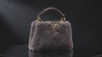 Louis Vuitton Capucines Bag — Faux Fur with Leather Trim